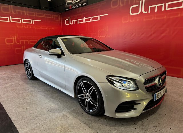 MERCEDES BENZ E 220 CDI CABRIO lleno